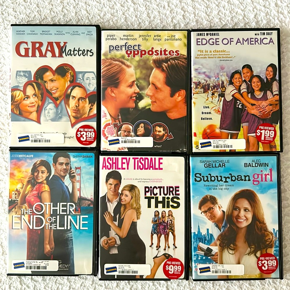 Movies for a fun Girls Night In!  See description & photos for Movie Titles